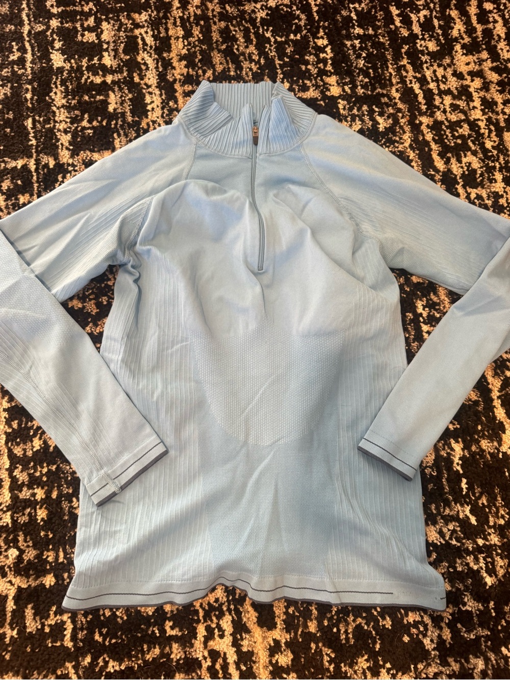 Patagonia Capilene 1/4 Zip Pullover Womens Sz S Blue